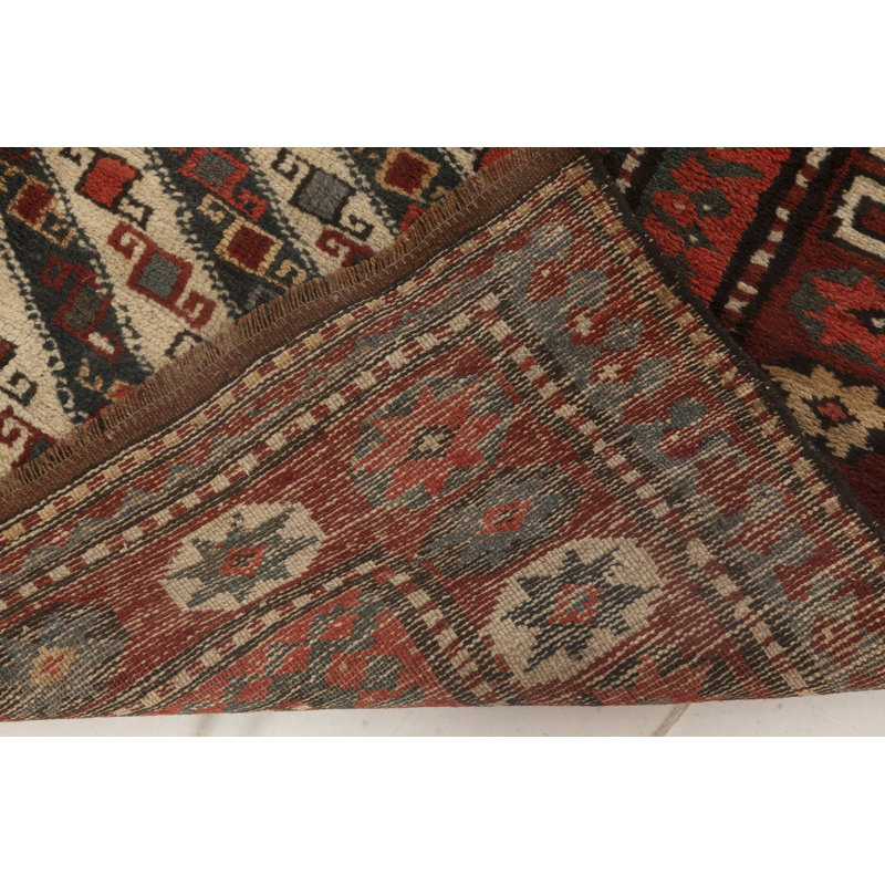 One-of-a-Kind Runner 3'5" X 9'8" Hand Knotted Area Rug