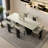 Minimalist rectangular dining table-445034175
