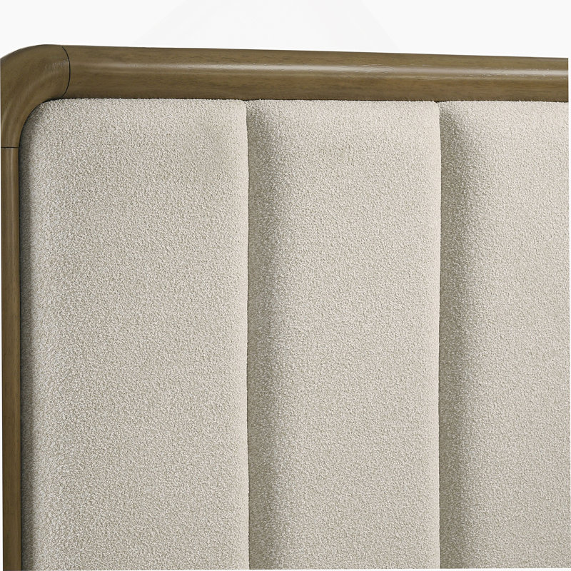 Nutmeg Upholstered  Bed