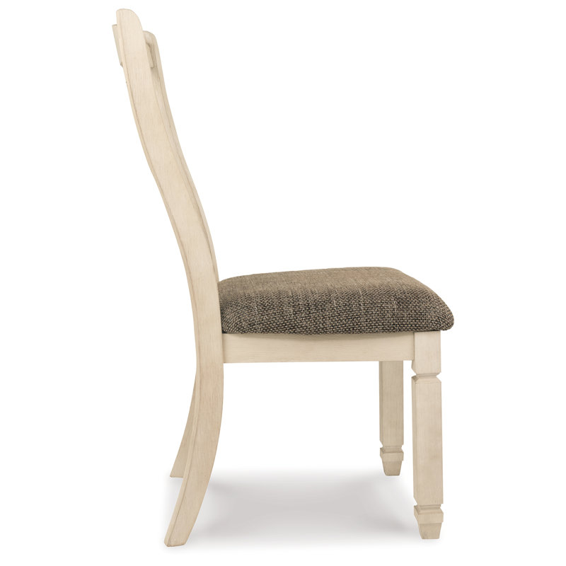 Bolanburg Dining Table 4 Chairs Bench Server and Display Cabinet