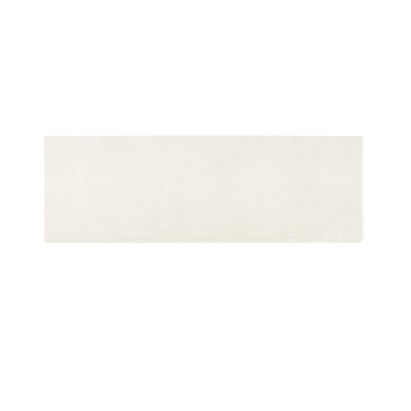 Tapis pour salle de bain Marshmallow, L 72 po x l 24 po, Crème