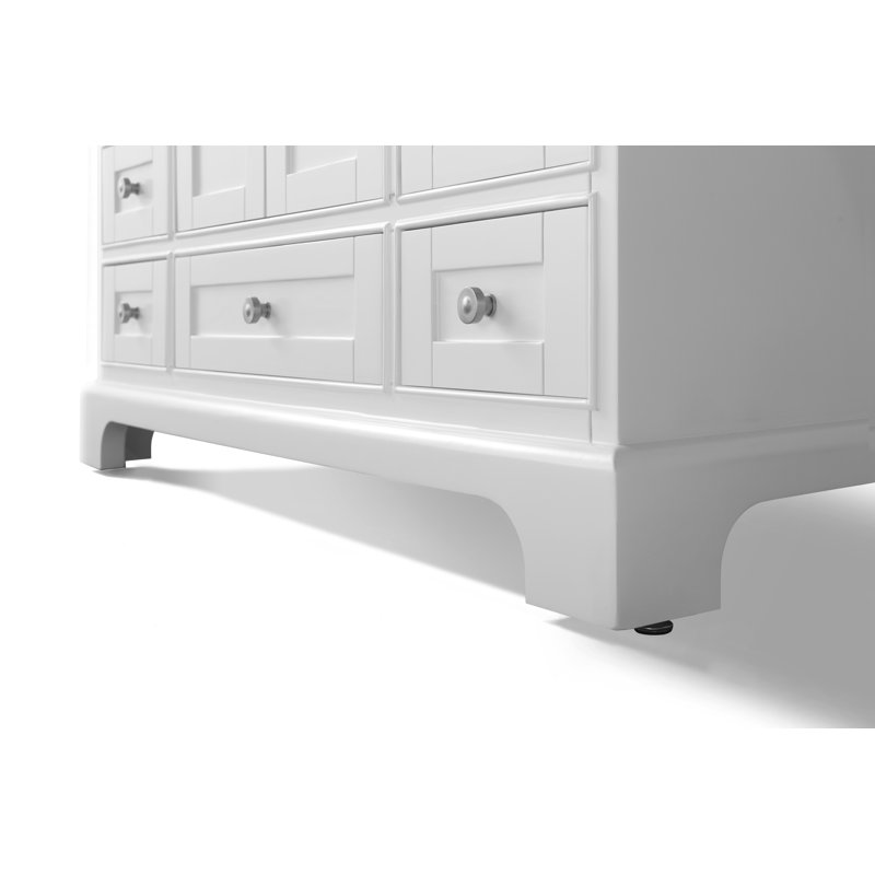 Audrey 47.13'' W Single Bathroom Vanity Base, White