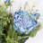 Artificial Peony Floral Arrangement  in a Vintage Vase