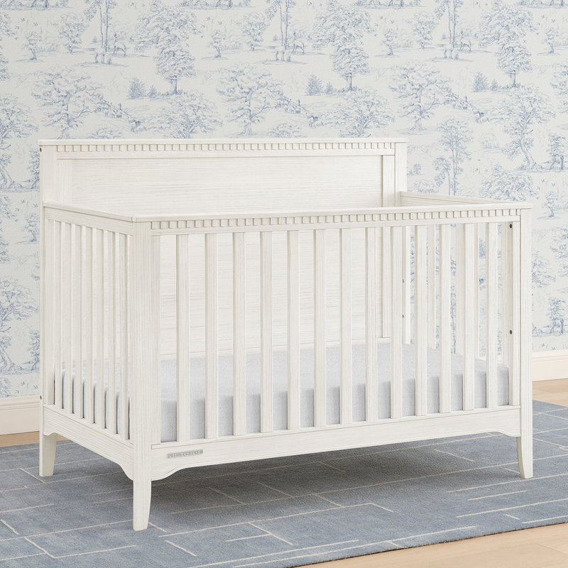 Lit de bébé convertible 6-en-1 Delta Kids, blanc antique, Blanc antique