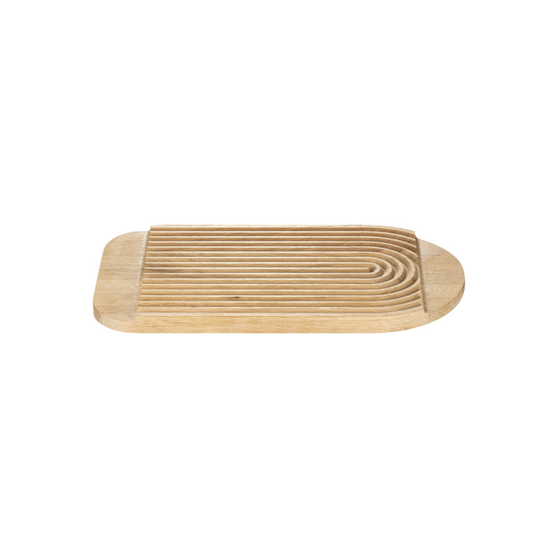Zen Oak Cutting Board, 12.6"L x 6.7"W x 0.8"D
