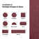 Latitude Run® Solid Color Hexagon Shape Area Rugs Cranberry