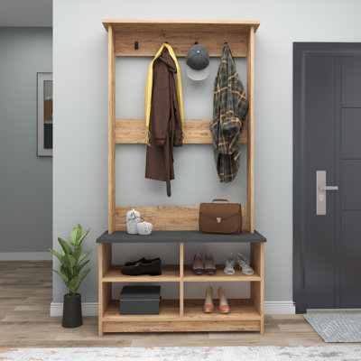 Shoe Storage Hall Tree with Lakay
