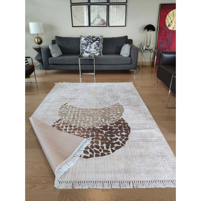 Tapis Maryemma avec envers antidérapant, Rectangle 3 pi 11 po x 5 pi 11 po