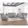 Alvern 37" Leather Zero Gravity Power Recliner with Adjustable Headrest with Square Arms
