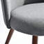 Chaises d'appoint rembourrées avec dossier incurvé et pieds d'appoint robustes en métal-1681867671