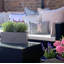 Window Flower Box Planter, Frostproof Outdoor Plant Pot, Narrow Garden Planter with Drainage Holes, Concrete Effect Windowsill Planter-36035302-36035306