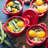 STAUB Ceramic 3-pc Mini Round Cocotte Set with Tray - Cherry-182986804