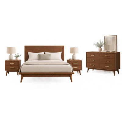 Joshuah Oak Bedroom Set