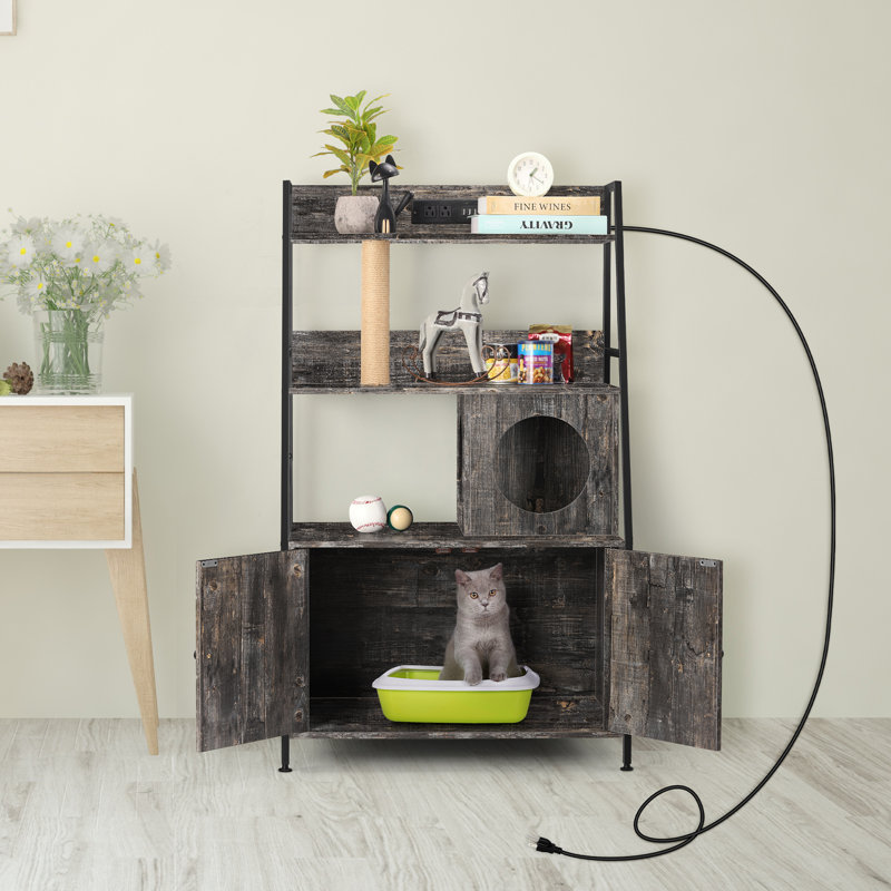 Ensemble d'accessoires en bois, Gris