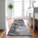 Premium Machine Washable Cerrito AMF518 Gray Rug
