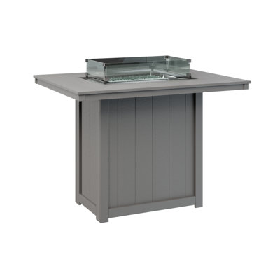 Berlin Gardens Donoma 54″ Rectangular Bar Fire Pit Table