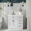 Meuble-lavabo simple en bois massif 36 po Tidworth avec plateau en quartz Carrara de 1,5 po-1805328807-1763275037-1763275034