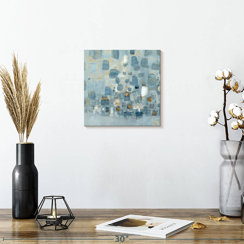 Verre Dominguez Sea Reflection I, 10" H x 10" W