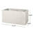 Magnesium Oxide Outdoor Planter For Gardens - Lightweight Concrete, 34.5" W X 18.38" D H, White, No Assembly Required 34.5"X18.38"X18.38", -,