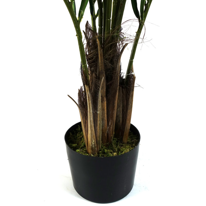 Artificial Palm Tree in Pot, 150cm H x 90cm W x 90cm D