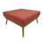 Rectangle Upholstered Fabric Ottoman