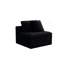 Très grand canapé-lit modulaire à assise profonde avec coussins décoratifs, aucun assemblage requis
