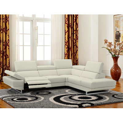 Cartagena Faux Leather L-Shaped Sectional