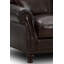 39" Genuine Leather Rolled Arm Accent Chair(Set Of 2)
