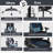 Inbox Zero Adjustable Reclining Ergonomic Swiveling PC & Racing Game Chair-683644146
