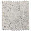 Statuary White Marble 12 in. x 11 in. Marble Tile
