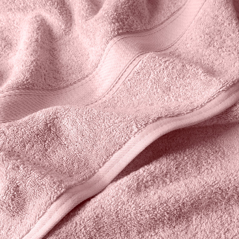 Scotia Egyptian Cotton Bath Towel Set, Tea Rose, 3Pc Towel Set  (1Bath, 1Hand, 1Face)