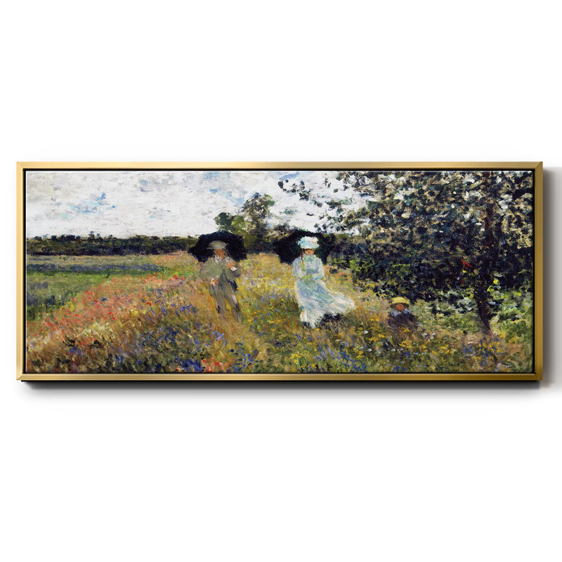 La promenade près d'Argenteuil, 1875 - toile encadrée