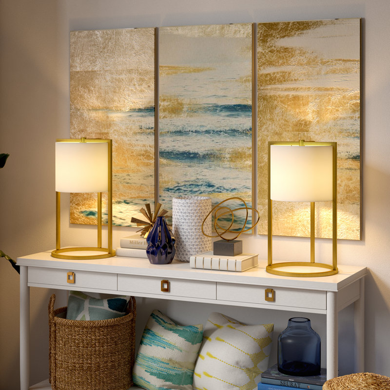 Yesly Metal Table Lamp, Brass