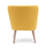 Upholstered Side Chair with Ottoman-2017370346