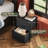 Black 2-Drawer Dresser – Single Row Storage Chest