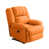 Orange Faux Leather