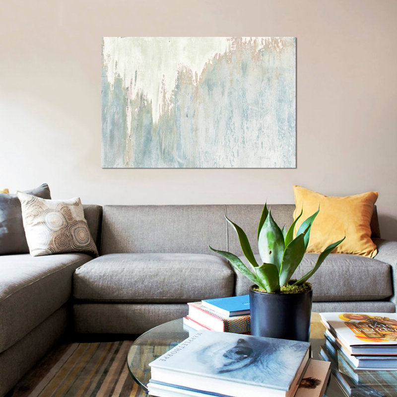 « snowfall », reproduction sur toile, H 8 po x l 12 po x P 0,75 po, Pas de tapis, Toile tendue