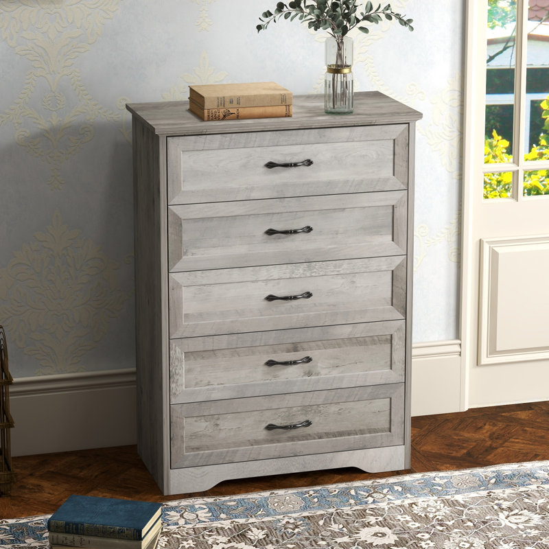 Solid Wood Rectangle Accent Cabinet