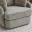 Chaise pivotante rembourrée avec repose-pieds avec rangement-102361025