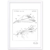 Folded Paper Airplane 1983 Print