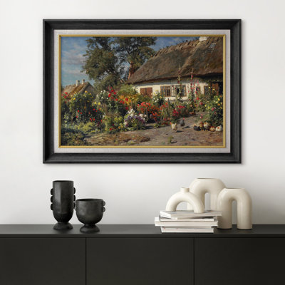 Art de campagne campagne jardin campagne, rustique ferme salon floral photos, impression sur toile giclée sur toile encadrée.