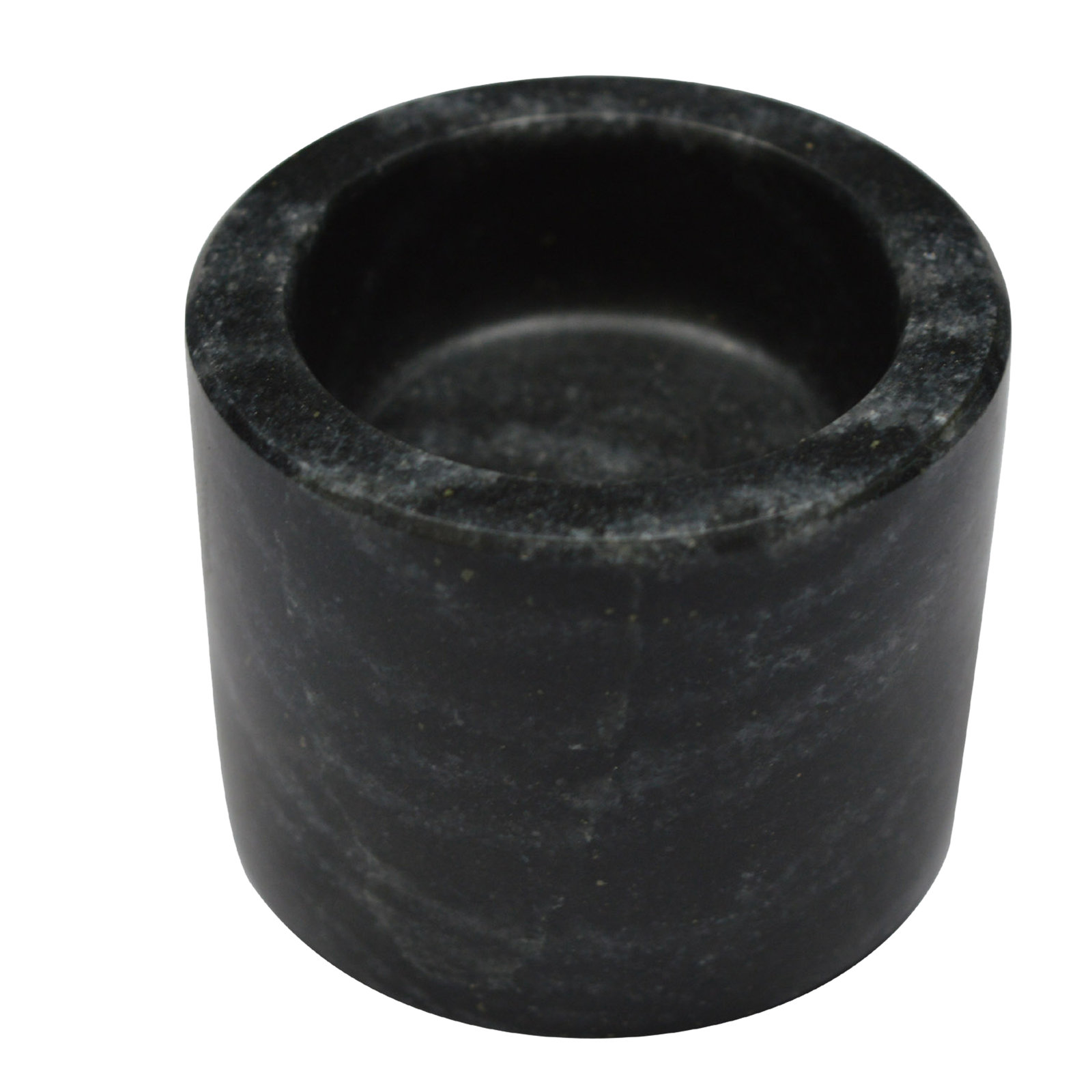Matheson Genuine Marble Votive Holder, Black