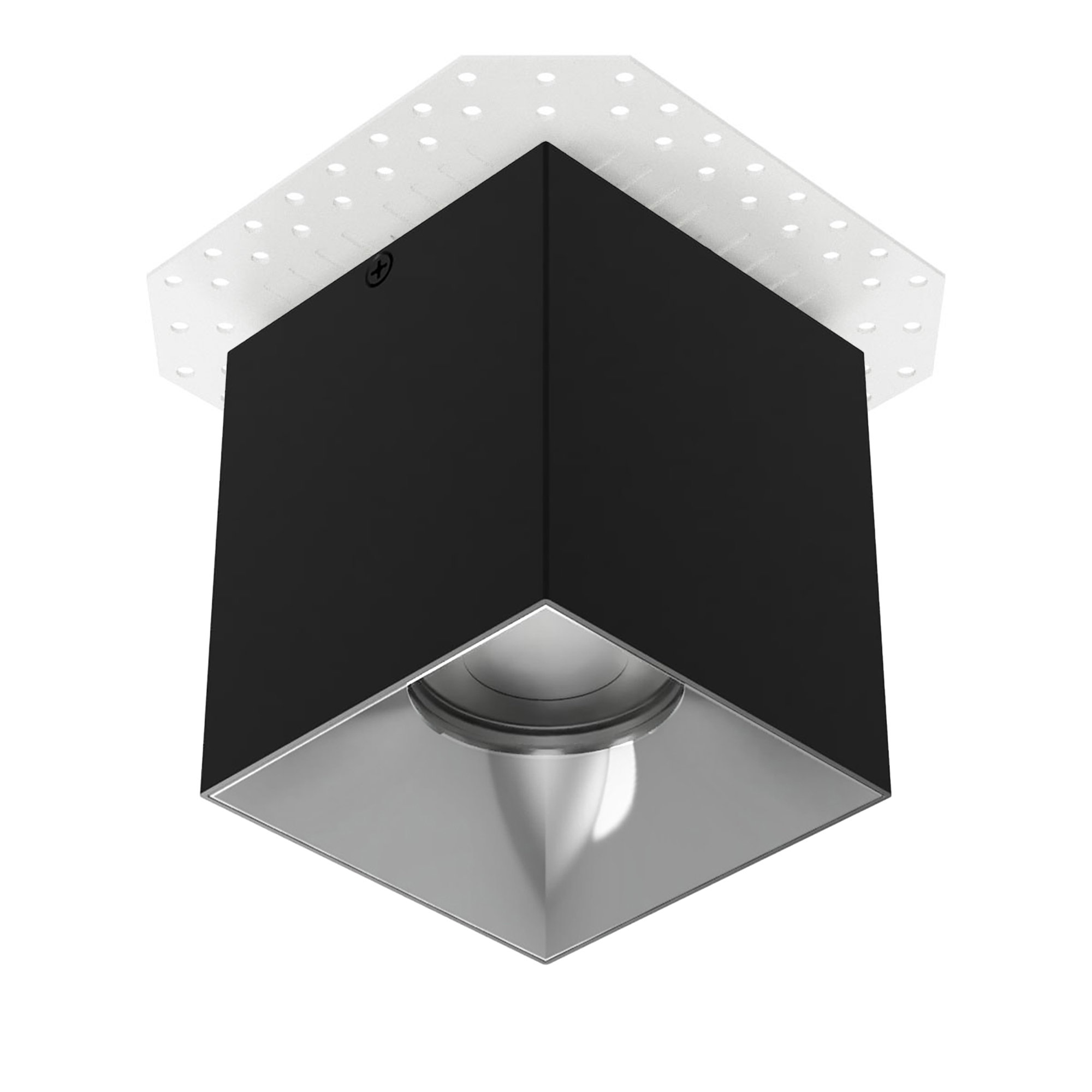 WAC Lighting Zoron Square 5-CCT Dimmable LED Trimless Flush Mount With ...