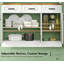 Armoire de rangement autoportante, armoire de rangement spacieuse, armoire de rangement pour garde-manger