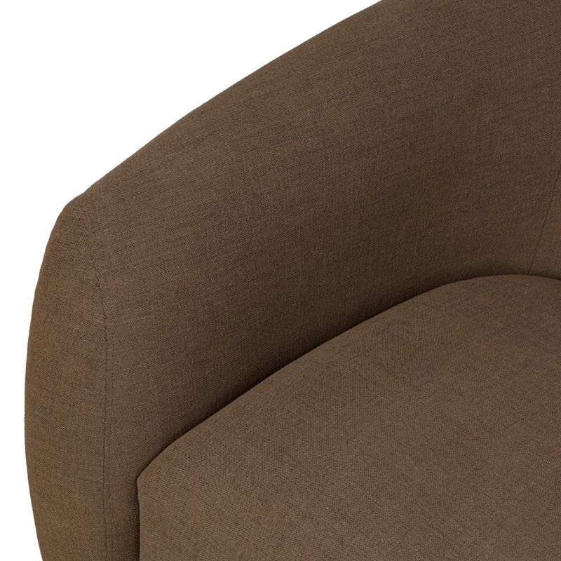 Channing Sofa-85"-Yuma Cream, Nomad Mushroom Crypton Performance Weave