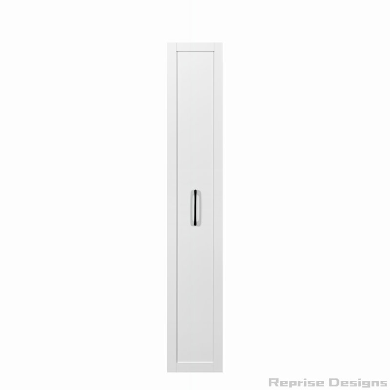 Armoire de rangement étroite avec poignée et roulettes, étagère à épices en bois à côté du réfrigérateur