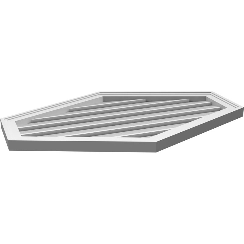 Pente verticale verticale en uréthane 5 pi, H 24 po x l 36 po x P 1,5 po
