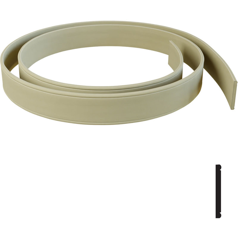 4.25'' H x 144'' W x 0.43'' D Resin Flexible Moulding