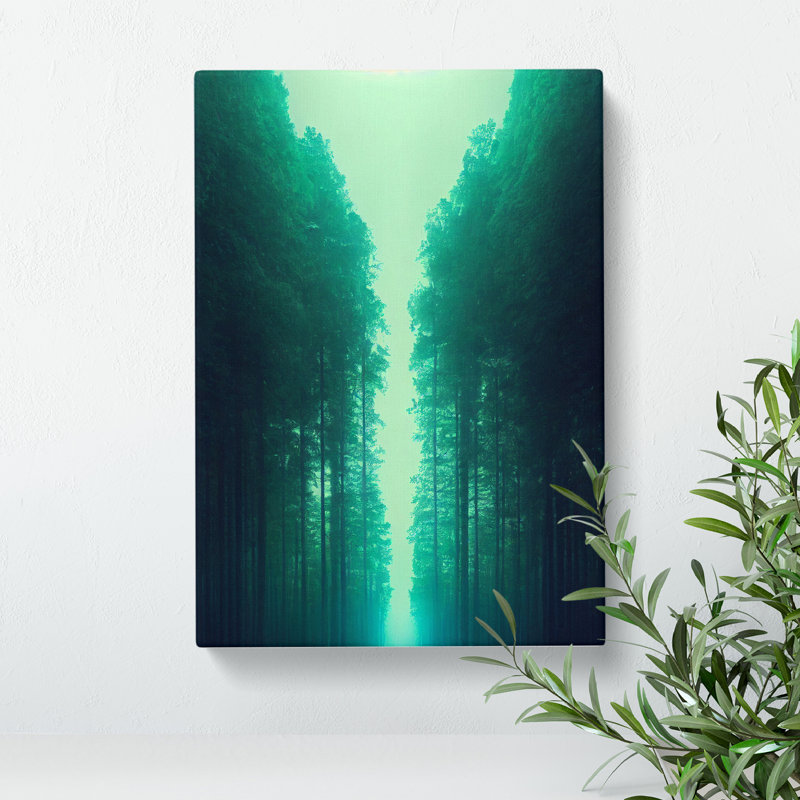 The Forest Tunnel - Wrapped Canvas Print, 50cm H x 35cm W x 3cm D