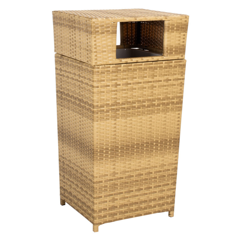Poubelle 25 gallons Alayzia, Naturel